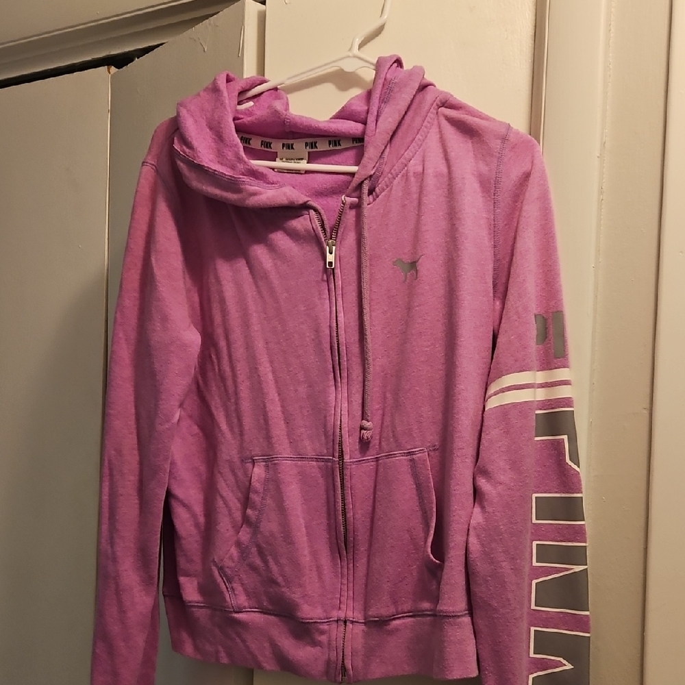 PINK Victoria's Secret Purple Zip-Up Jacket